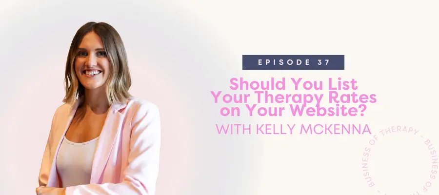 Should You List Your Therapy Rates on Your Website