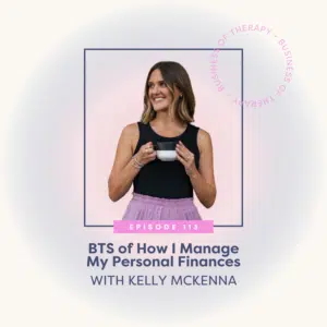 Thumbnail graphic for BTS of How I Manage My Personal Finances [episode 113]